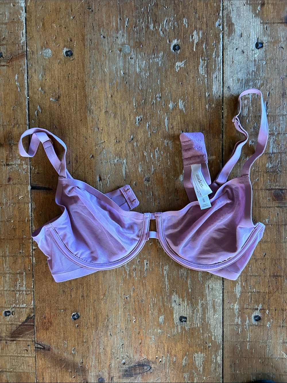 Auden Light Mauve Underwire Bra 36B